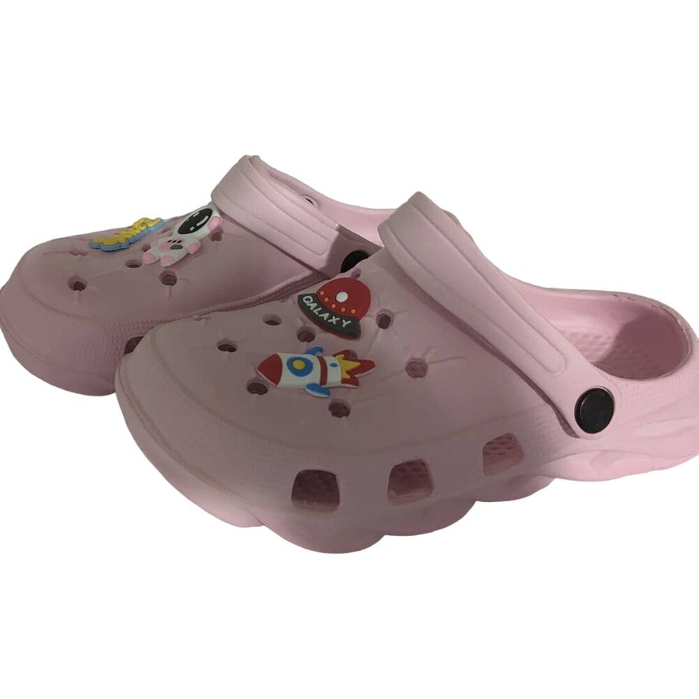 Girls 13 Kids Garden Clogs Shoes Toddler Slip-On Casual Two-tone Slipper